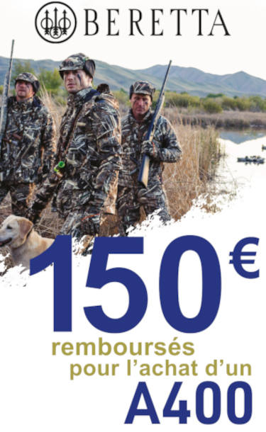 Cash back jusqu'au 31 décembre : Profitez-en avec Beretta